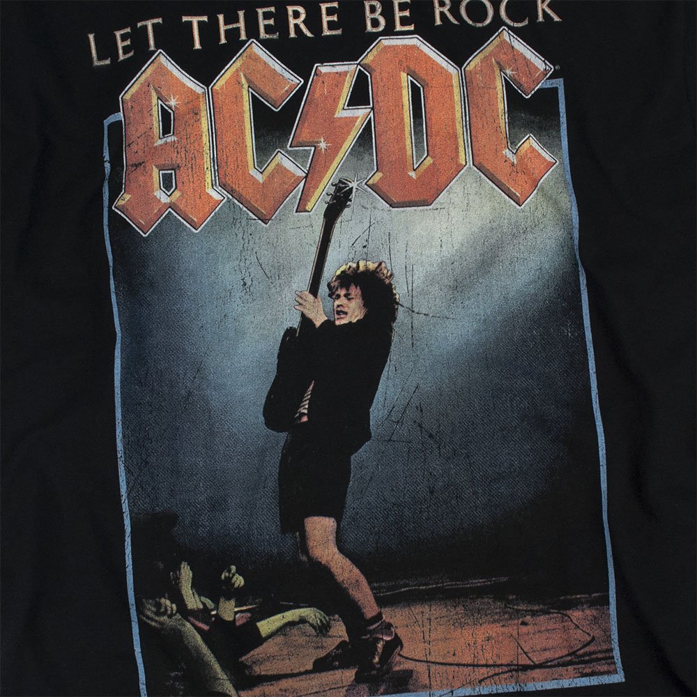 Amazon.co.jp: ACDC Let There Be Rock アルバムTシャツ